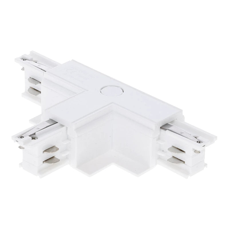 Inbouw 3-fase rail T-splitsing connector wit links 2