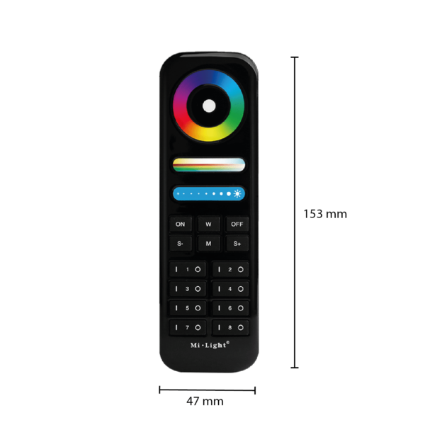 Télécommande Mi-Light 8 groupes | RGB+CCT