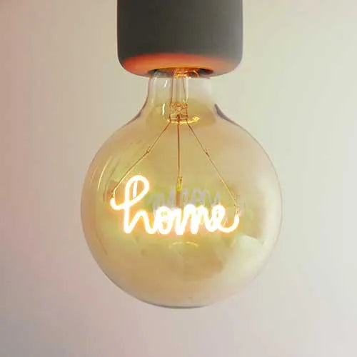 Lampe LED E27 filament G125 Home 2,5W 2100K ambre dimmable