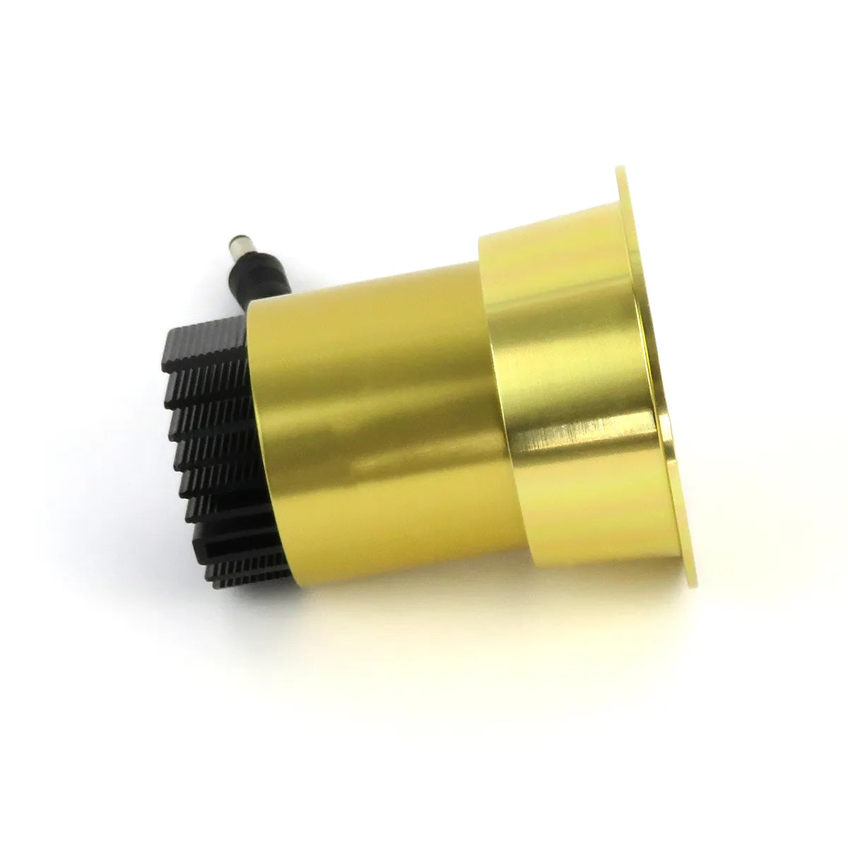 Spot encastrable LED doré 5W 3000K blanc chaud ⌀80mm Anti éblouissant