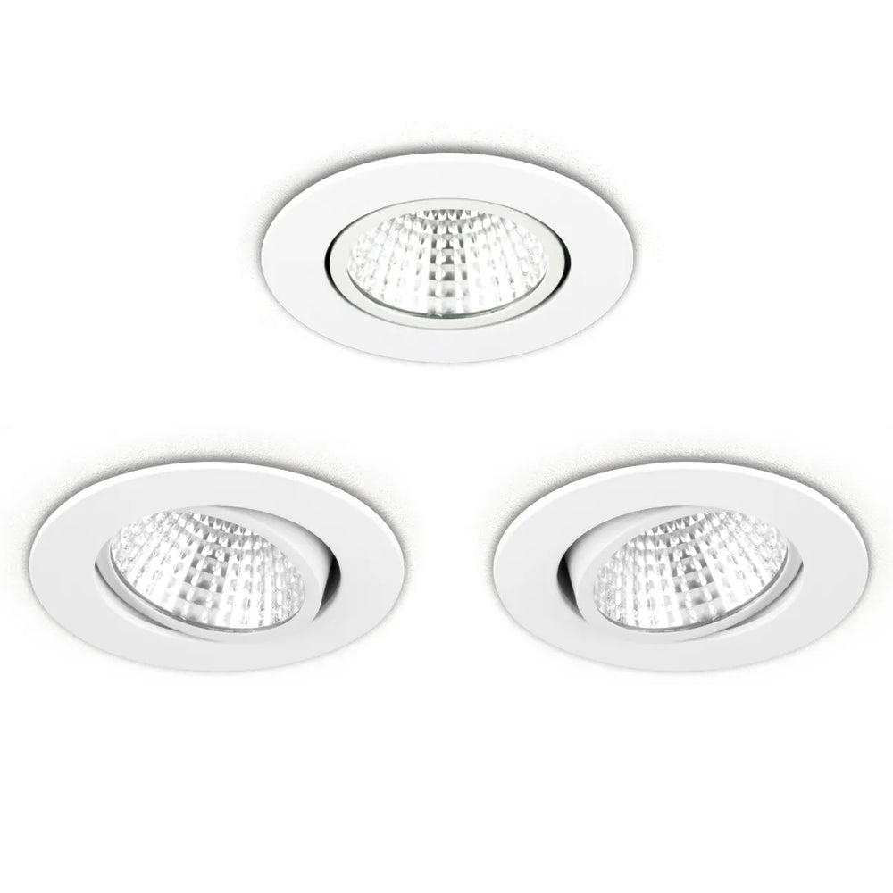 Spot encastrable LED 3W ⌀85mm dimmable, inclinable