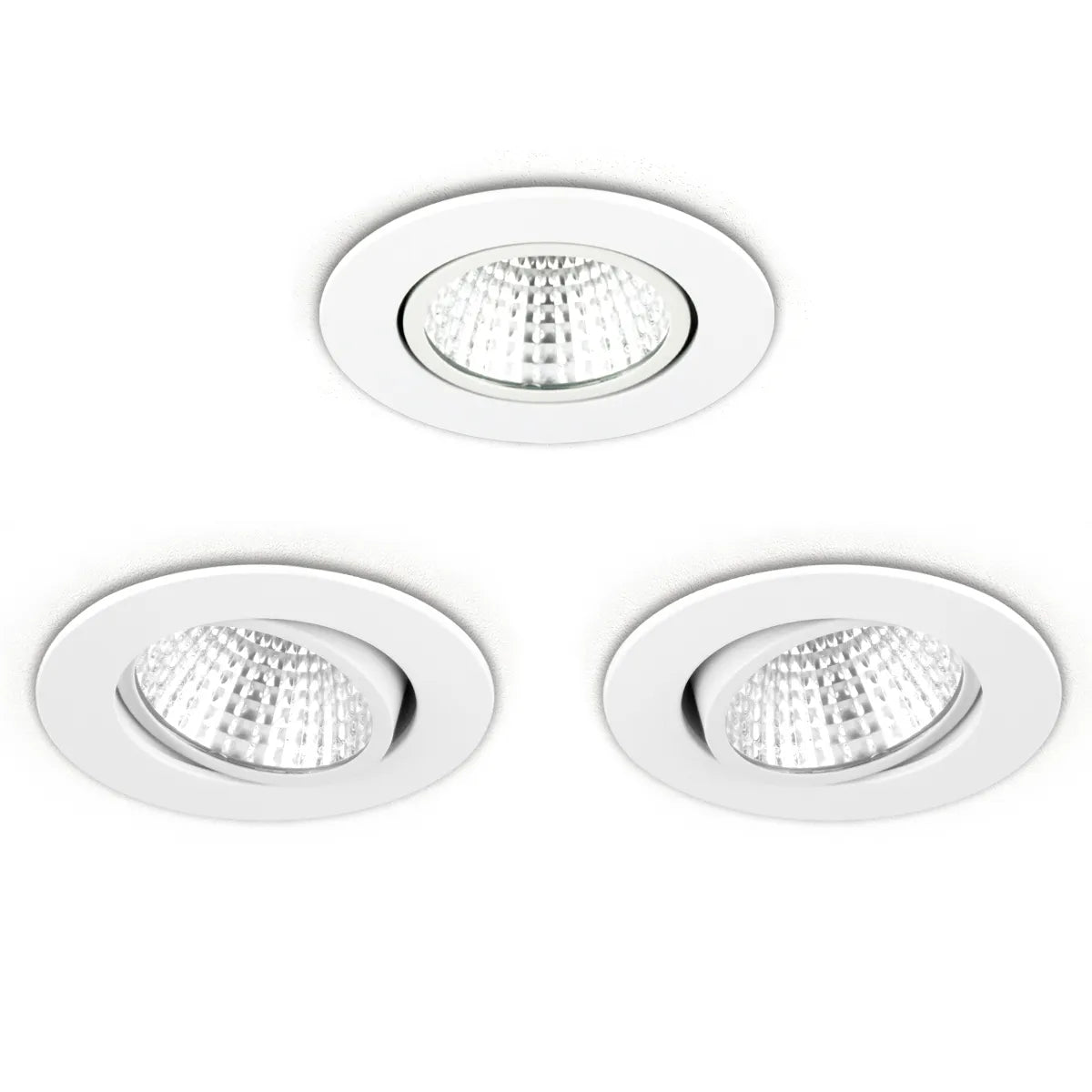 Spot encastrable LED 3W ⌀85mm dimmable, inclinable