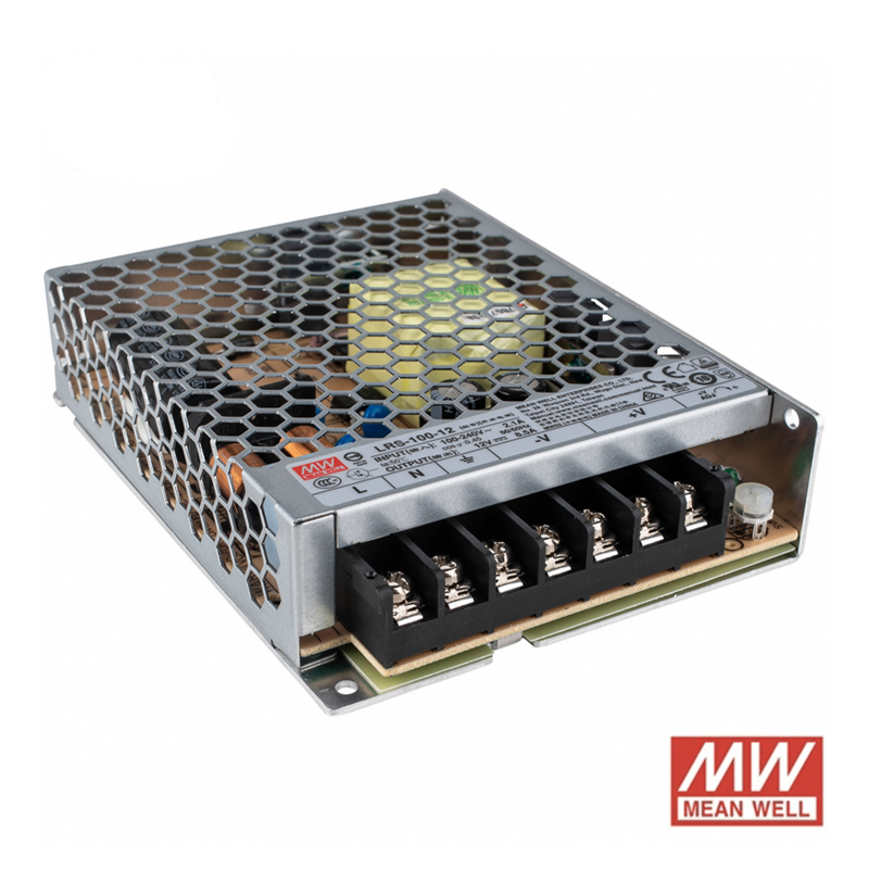 Alimentation ruban LED MeanWell IP20 12V | 100W