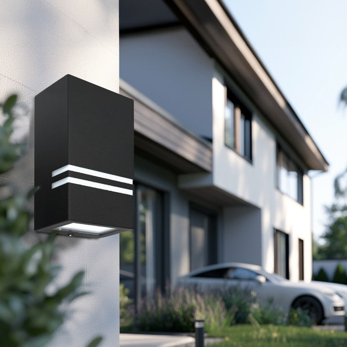 Applique murale LED 150mm GU10 IP44 pour intérieur et extérieur