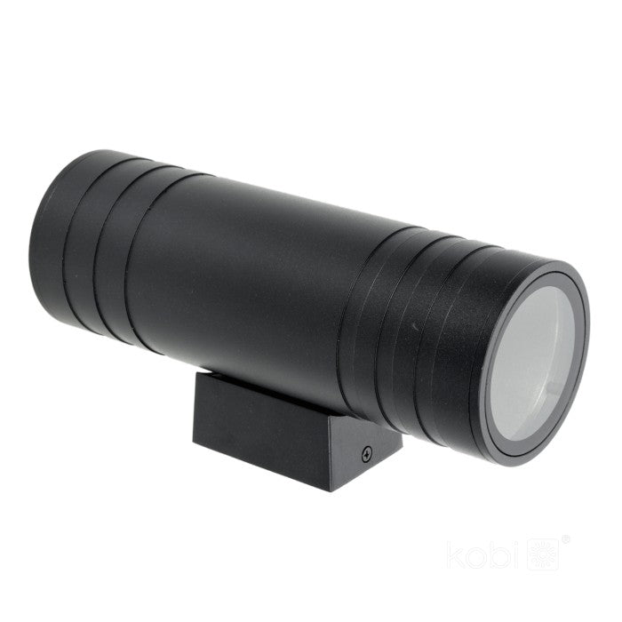 Applique murale LED bidirectionnelle 90x260mm ronde GU10 IP54