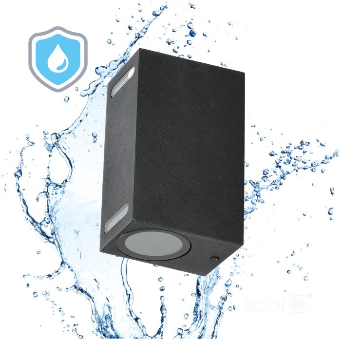 Applique murale LED bidirectionnelle 150mm GU10 IP54