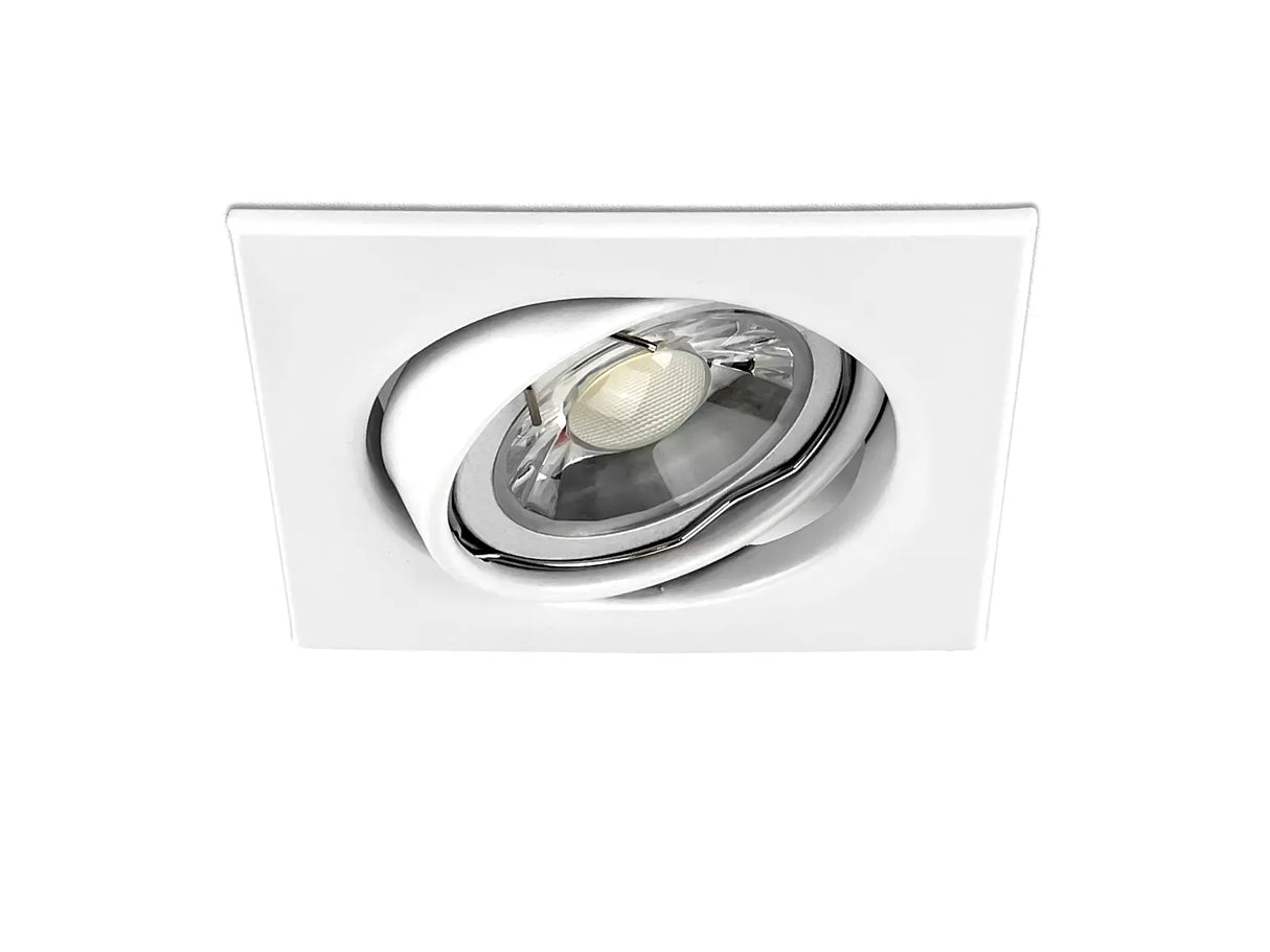 Luminaire encastrable LED GU10 IP20 86x86mm inclinable