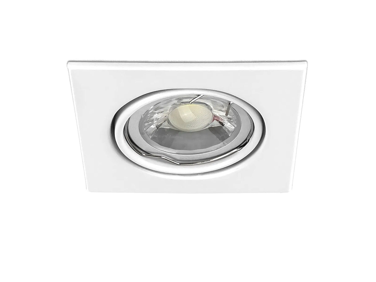 Luminaire encastrable LED GU10 IP20 86x86mm inclinable