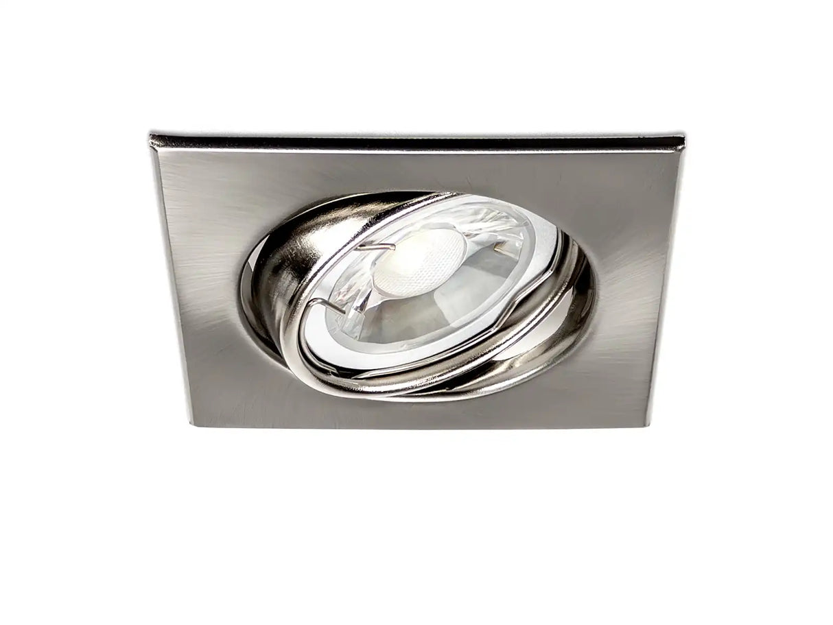 Luminaire encastrable LED GU10 IP20 86x86mm inclinable