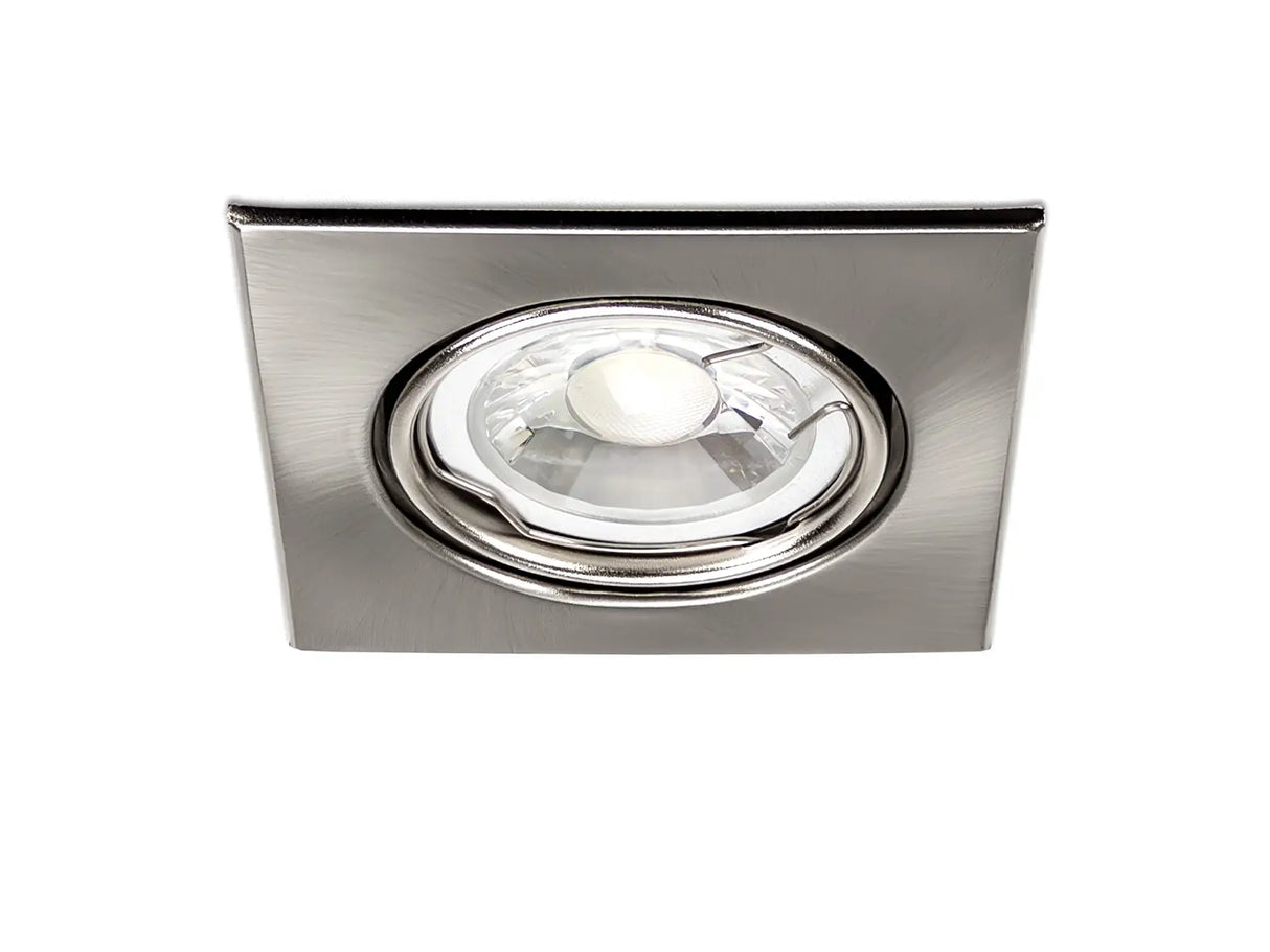 Luminaire encastrable LED GU10 IP20 86x86mm inclinable