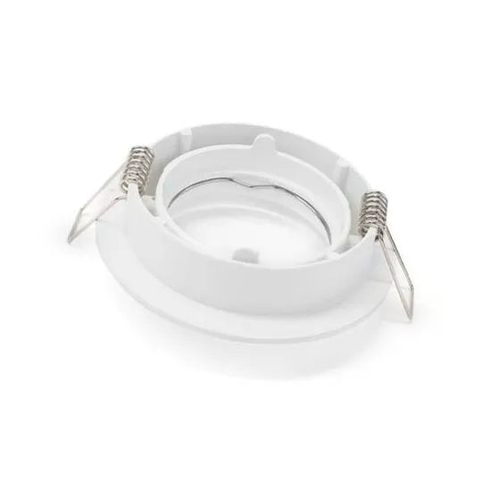 Encastré LED GU10 IP20 blanc ⌀84mm inclinable