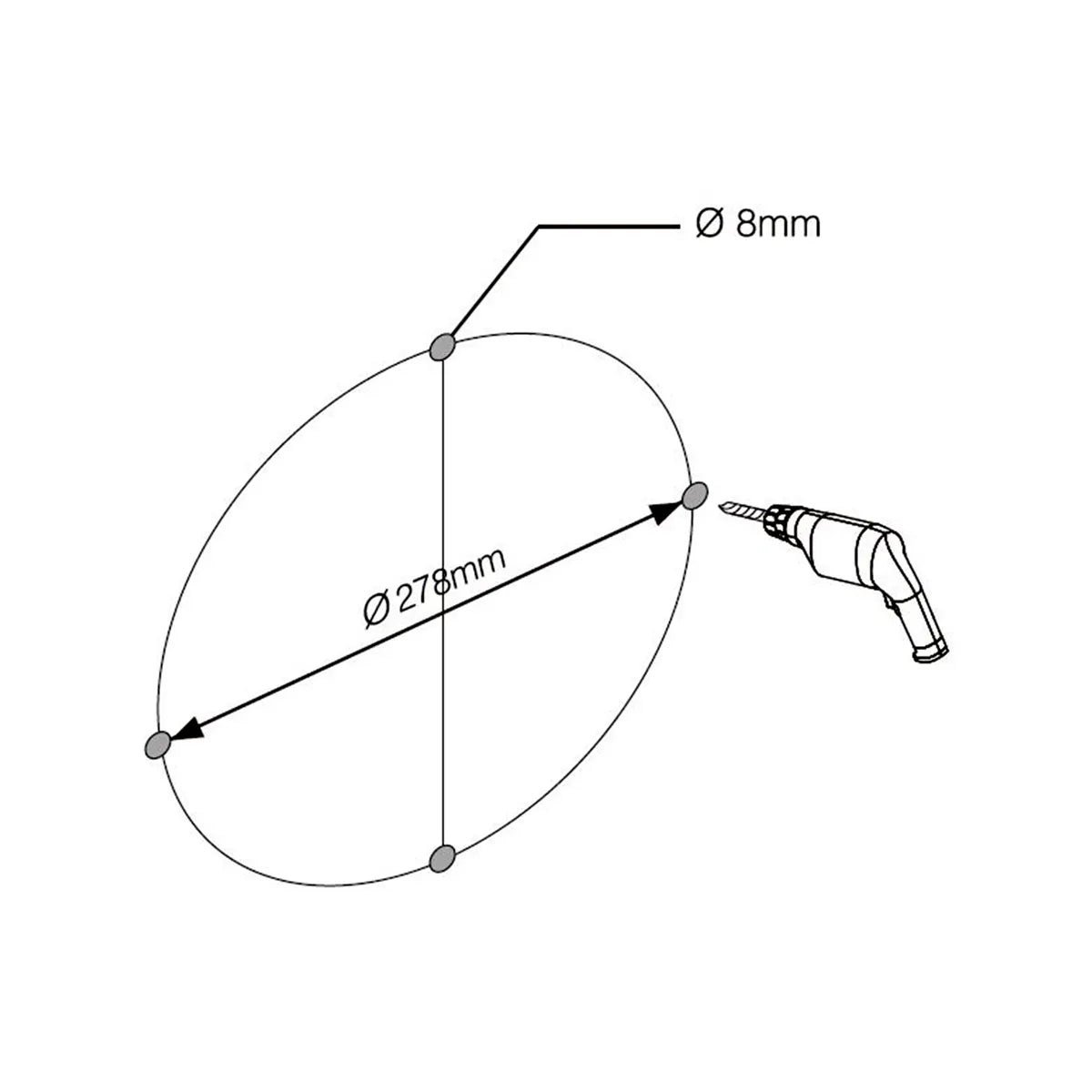Cloison LED en saillie IP66 IK08 résistante à l'eau 30cm 20W
