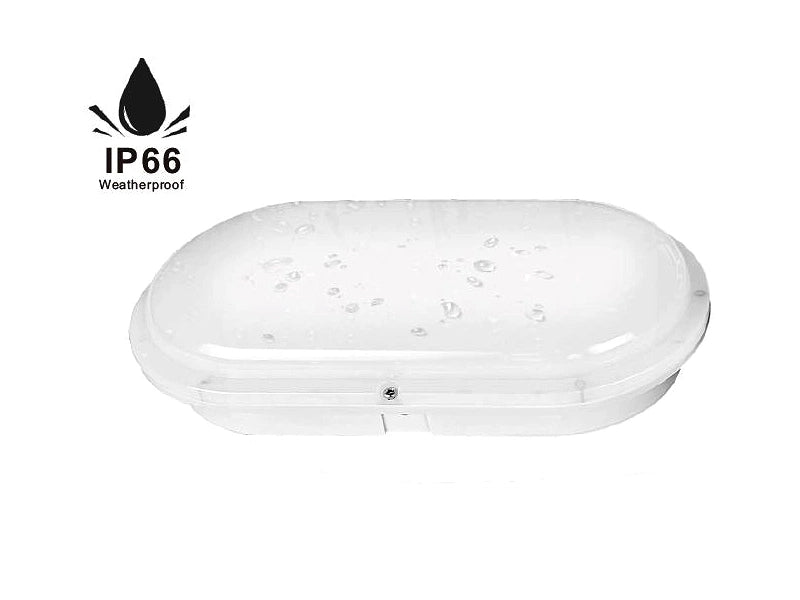 LED Bulkhead 212x113mm Ovale 15W | IP66