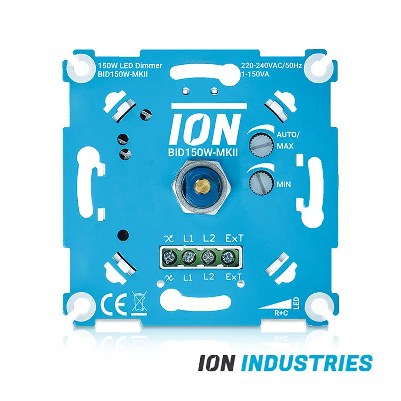Variateur LED encastrable ION Industries | Sans scintillement jusqu’à 150W