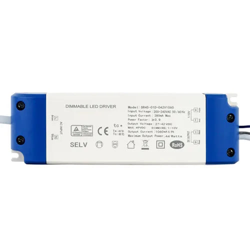 Driver LED dimmable 0-10V 34W 800mA / 38W 900mA / 44W 1060mA