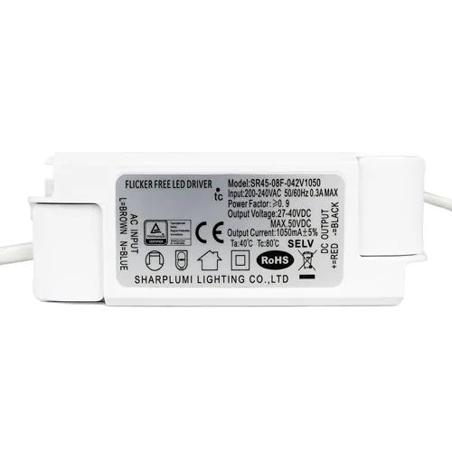 Driver LED sans scintillement 36W 800mA / 40W 900mA / 45W 1050mA