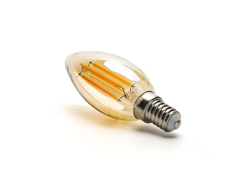 Lampe à Filament LED E14 C35 Bougie 5W 2200K dimmable