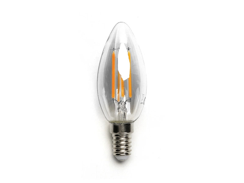 Lampe à Filament LED E14 C35 Bougie 5W 2200K dimmable
