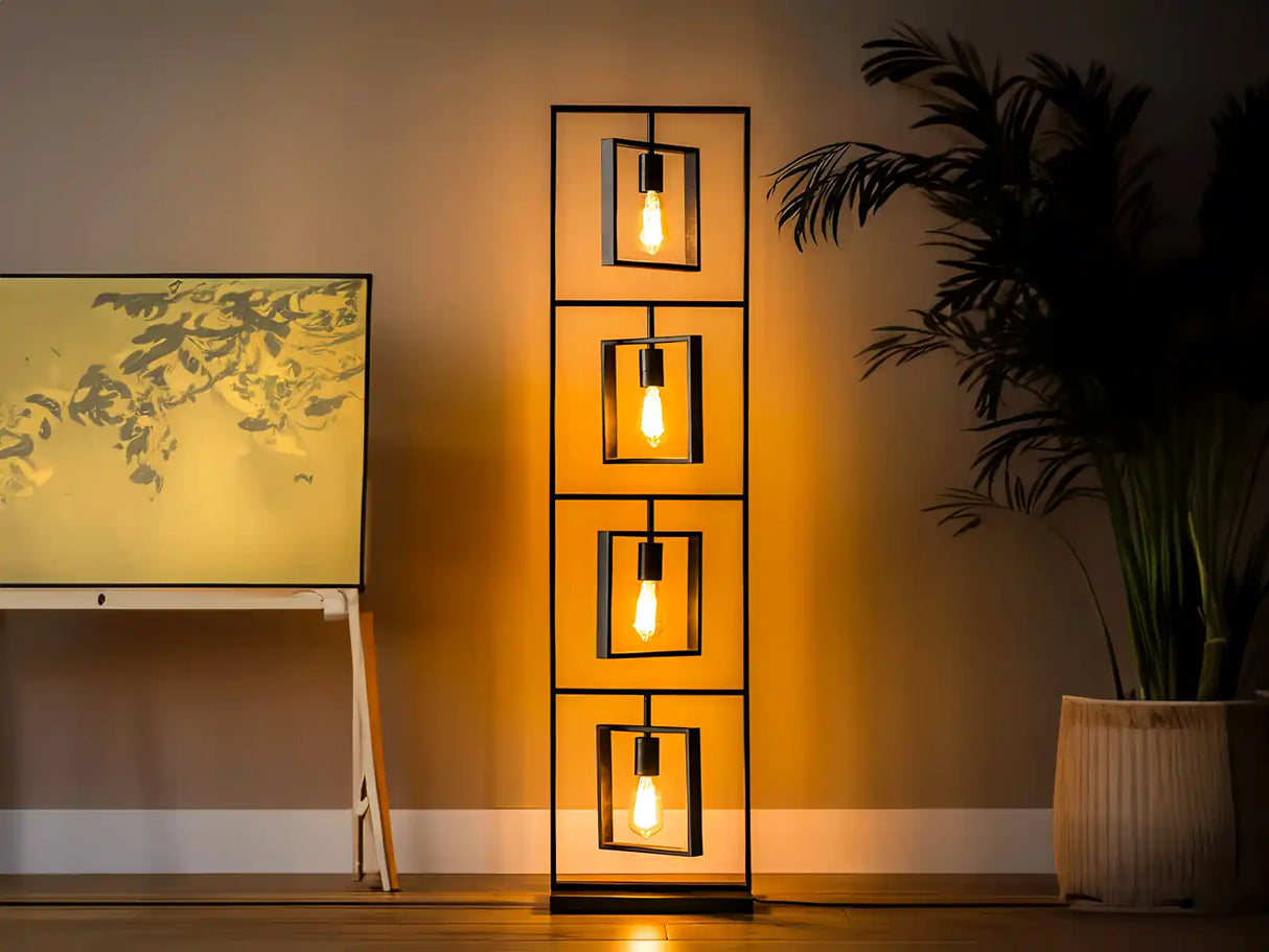 Lampe LED E27 à filament Edison 6W 2200K dimmable