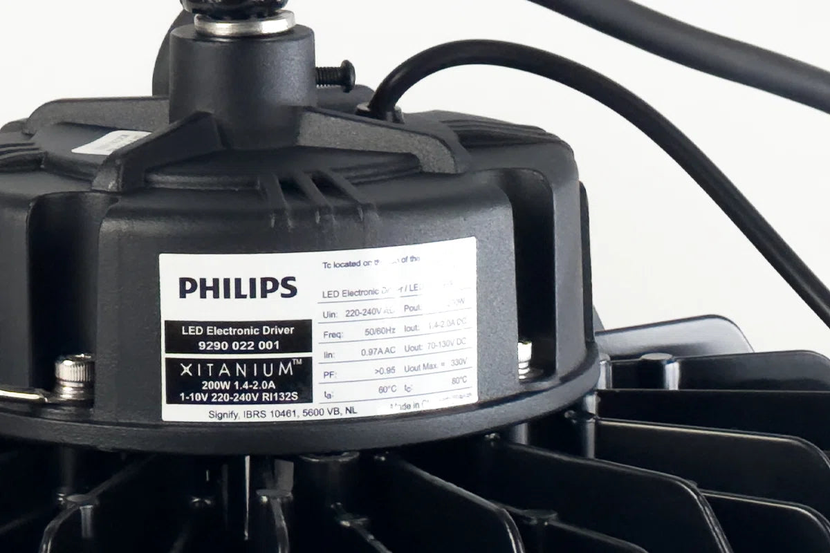 LED UFO Highbay 100W 150lm/W Driver LED Philips IP65 Dimmable