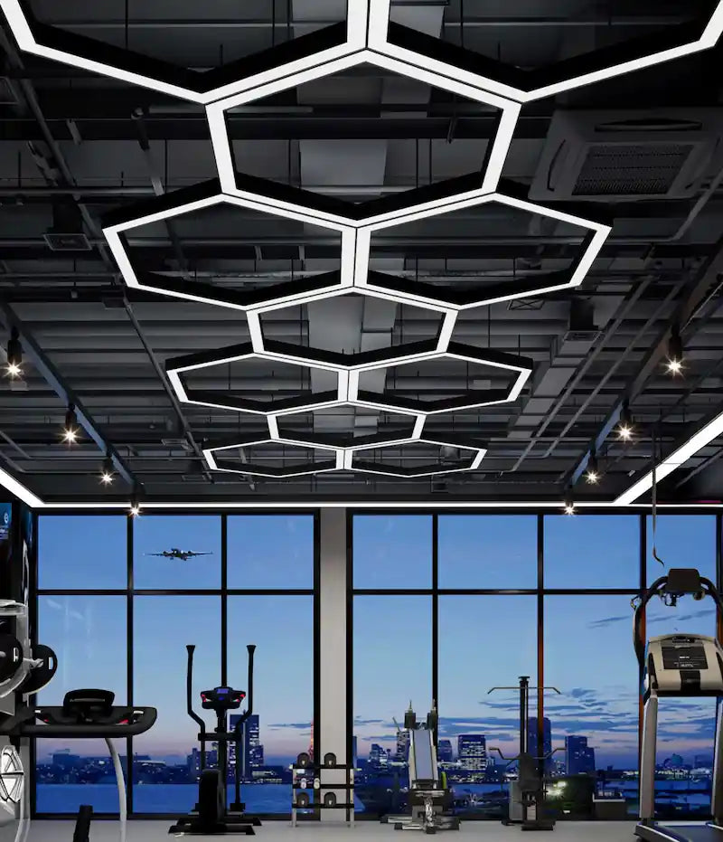 Connecteur en L 120° pour barres LED | Raccord d’angle pour formes hexagonales