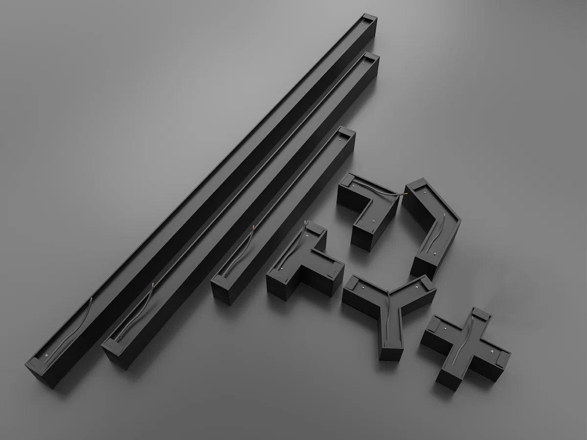 Connecteur en L 90° pour barres LED | Raccord d’angle pour cadres et formes carrées