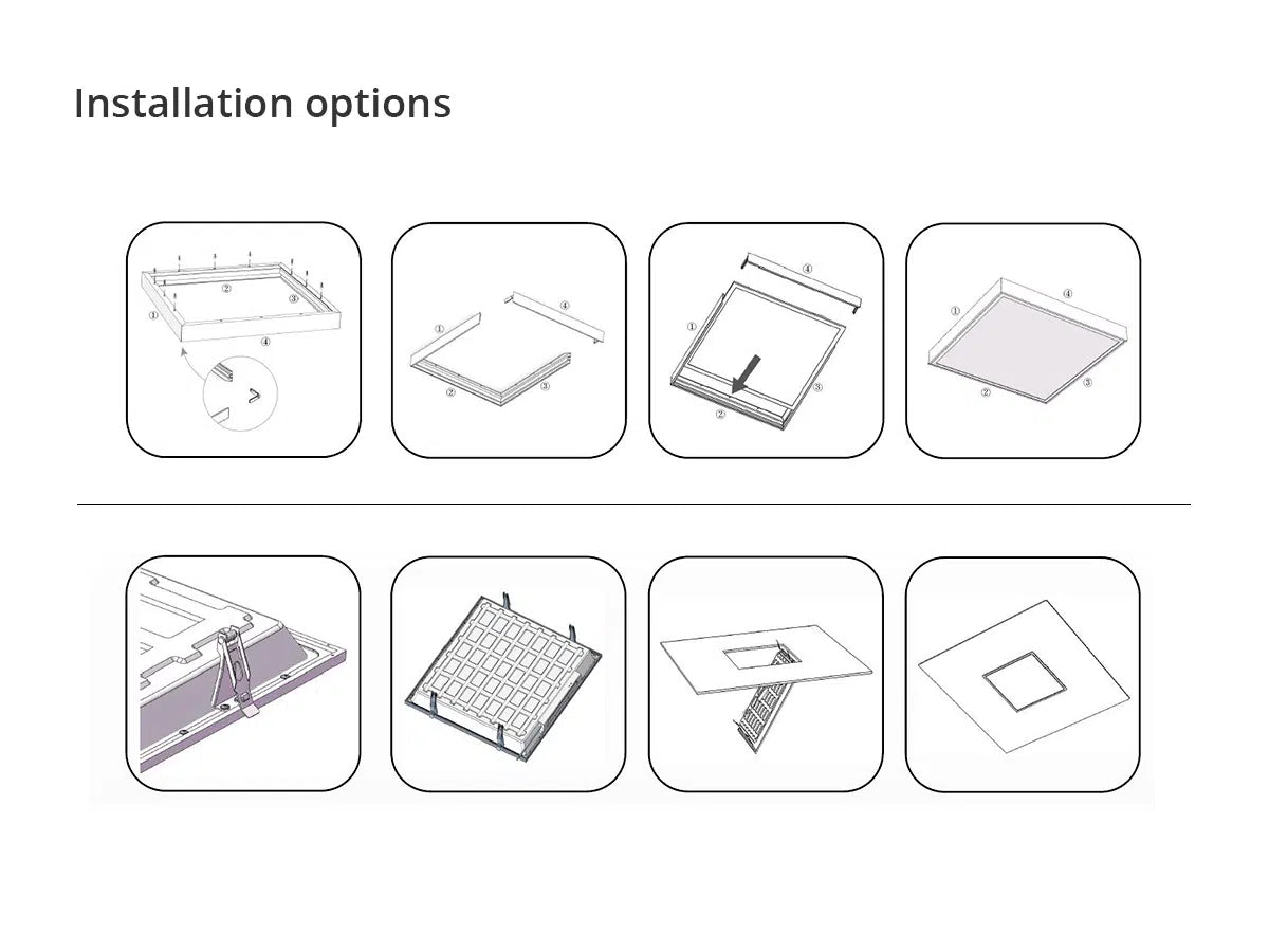 Panneau LED WiFi 30x120cm 36W 100lm/W - Couleur de lumière réglable CCT