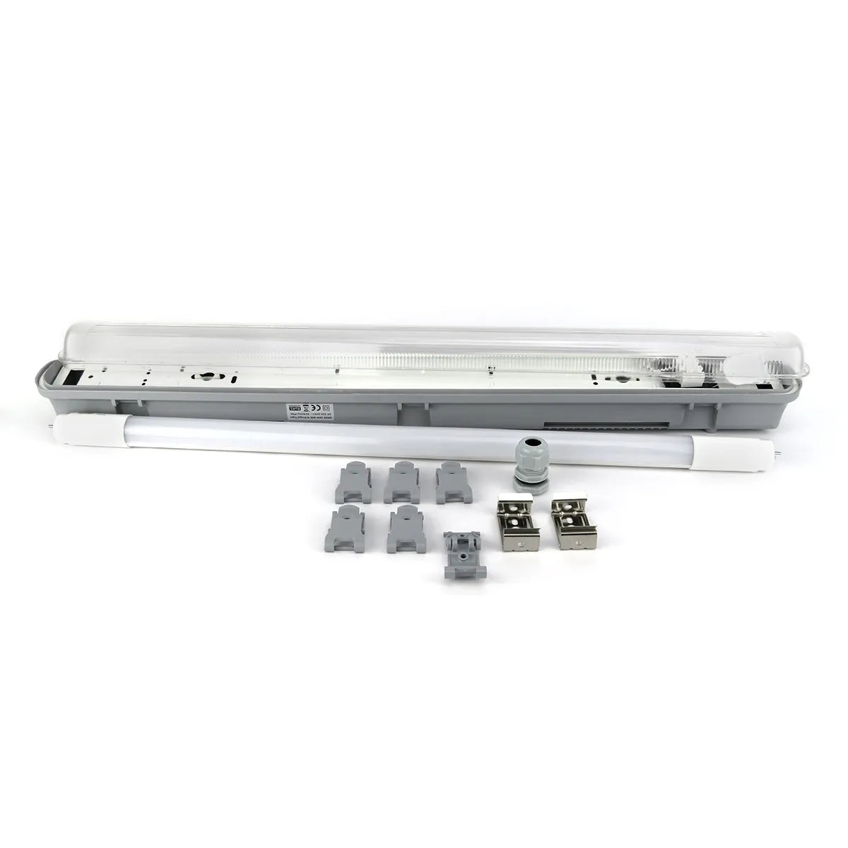 Luminaire fluorescent LED T8 résistant à l'eau 150 cm simple