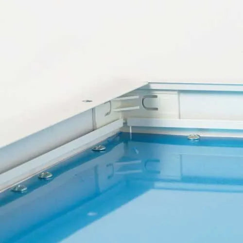 Panneau LED en saillie cadre 30x150cm blanc