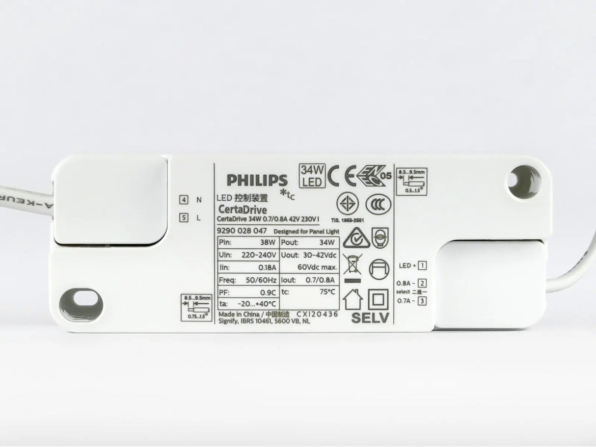 Philips LED Driver 28W | 32W | 36W |  700mA - 800mA - 900mA sans scintillement