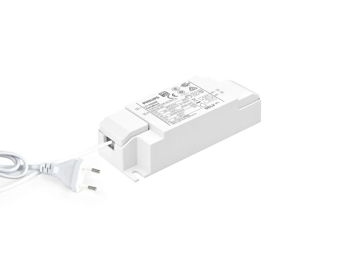 Driver LED Philips sans scintillement 32W 800mA | 40W 900mA avec prise EU