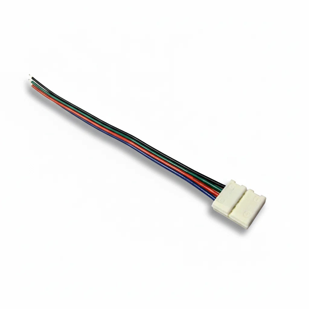 Connecteur RGB pour ruban LED 10mm avec câble