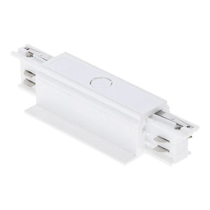 Inbouw 3-fase rail connector recht wit