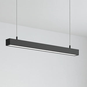 Hangende LED Lichtbalk zwart 150cm 48W Koppelbaar