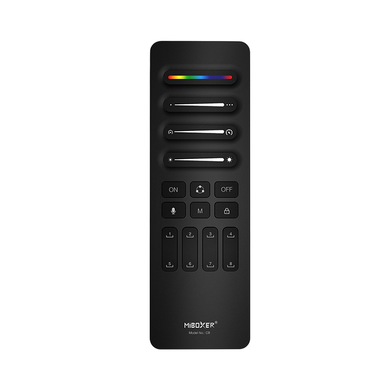 Mi-Light afstandsbediening Magic SPI ledstrip vooraanzicht