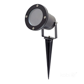LED Tuinspot met GU10 fitting | Aluminium behuizing voor buiten, achterkant in beeld (foto 1)