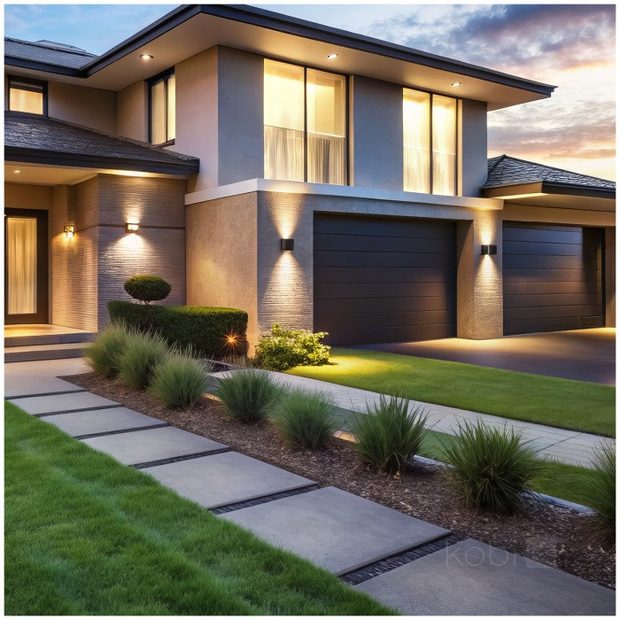 Applique murale LED 2x3W à faisceau réglable | IP54