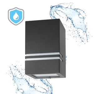 Applique murale LED 150mm GU10 IP44 pour intérieur et extérieur