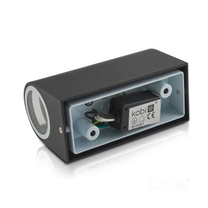 Applique murale LED bidirectionnelle demi-ronde 150mm GU10 IP44