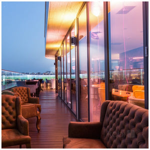 Applique murale LED bidirectionnelle demi-ronde 150mm GU10 IP44