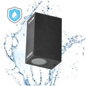 Applique murale LED bidirectionnelle 150mm GU10 IP54