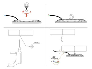 LED UFO High Bay Basic 200W | 120lm/W