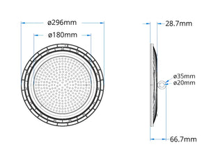 LED UFO High Bay Basic 150W | 120lm/W