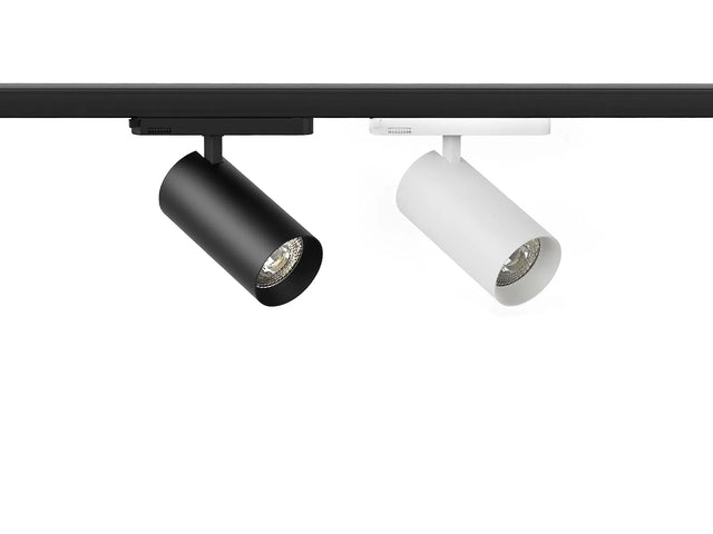 Integrated LED Railspot 3 fase 10W CRI>90 met Philips-driver, zijaanzicht en zwart (foto 1)