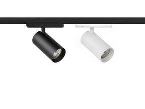 Integrated LED Railspot 3 fase 20W CRI>90 met Philips-driver, zijaanzicht en zwart (foto 1)