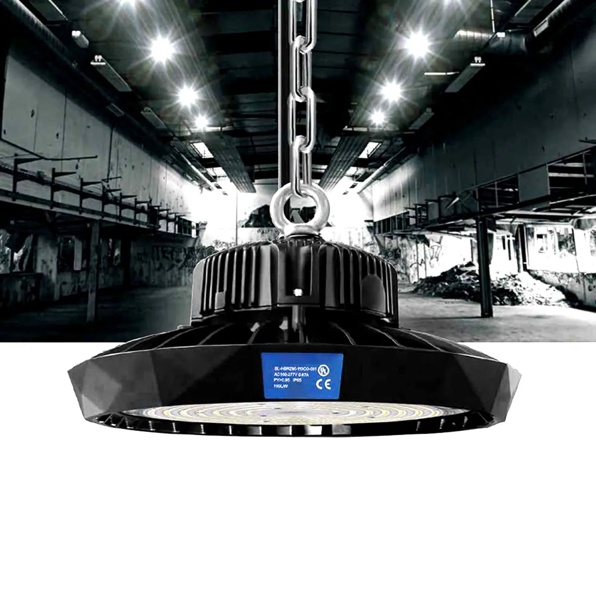 LED UFO Highbay 70W Primaire Xtreme 190lm/W Sans scintillement