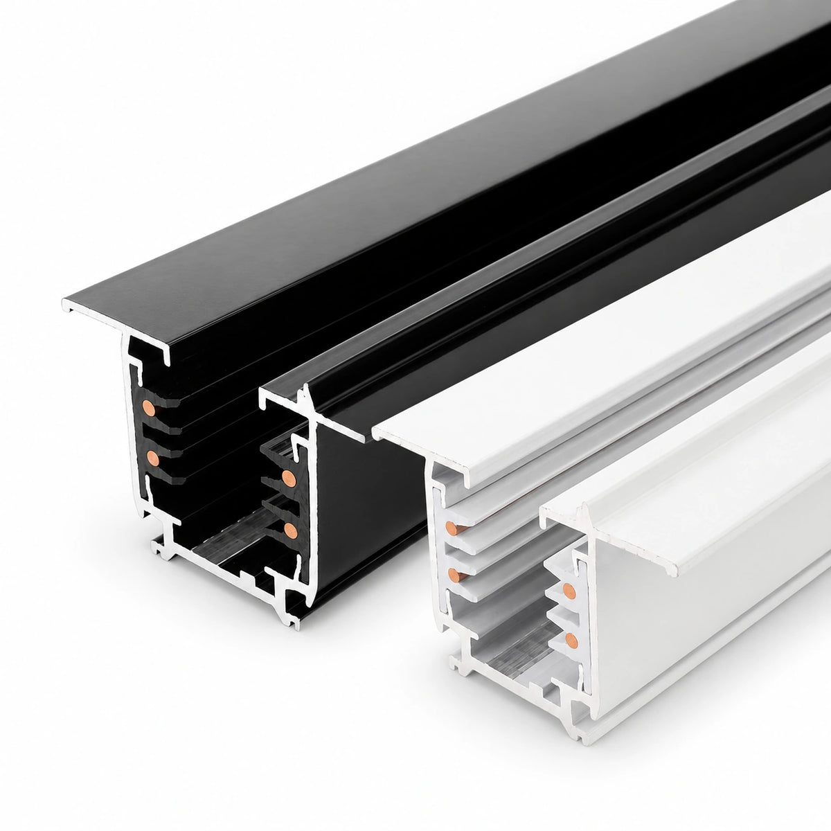 Rail LED triphasé encastrable