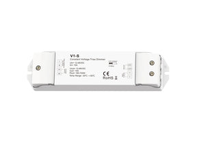Dimbare LED Strip controller AC100V-240V 15A - voor Wit licht, recht van voren en voorkant in beeld