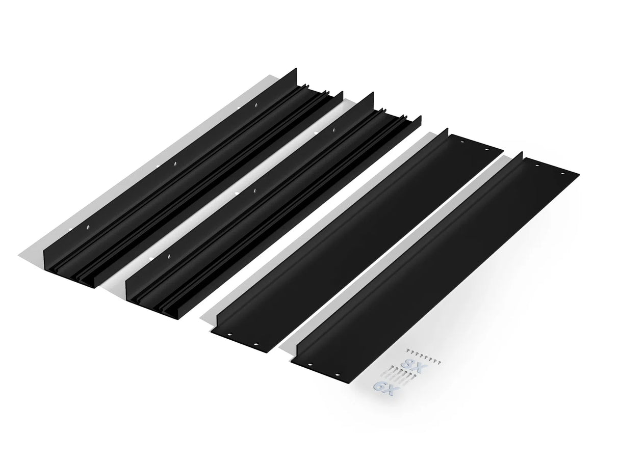 Cadre de montage pour panneau LED back-lit 62x62 cm noir