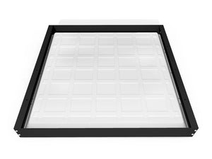 Cadre de montage pour panneau LED back-lit 62x62 cm noir